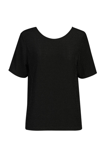 Liberté - Katty Ss Blouse - Black W Black